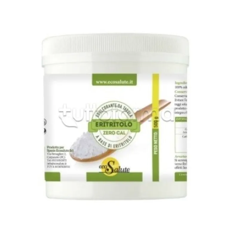 Ecosalute Eritritolo Zero Cal Dolcificante Naturale 500g