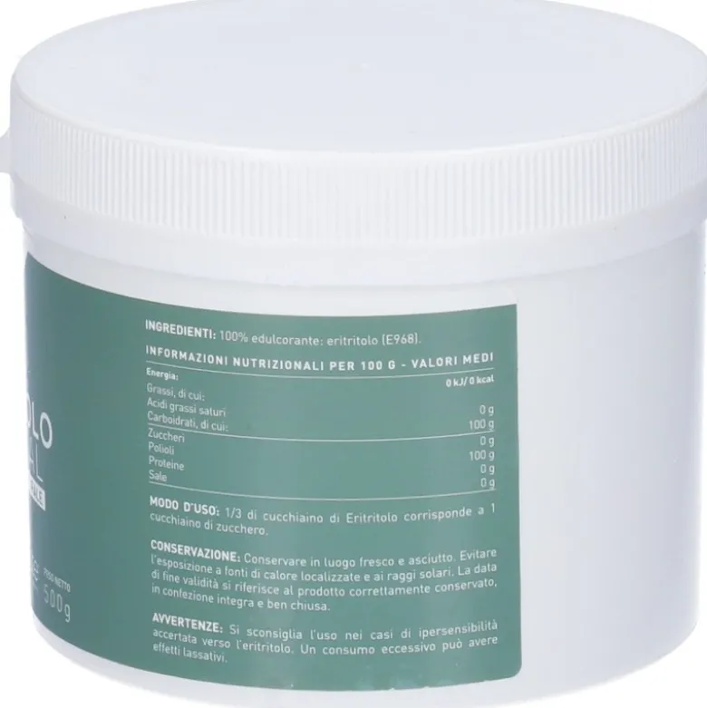 Ecosalute Eritritolo Zero Cal Dolcificante Naturale 500g