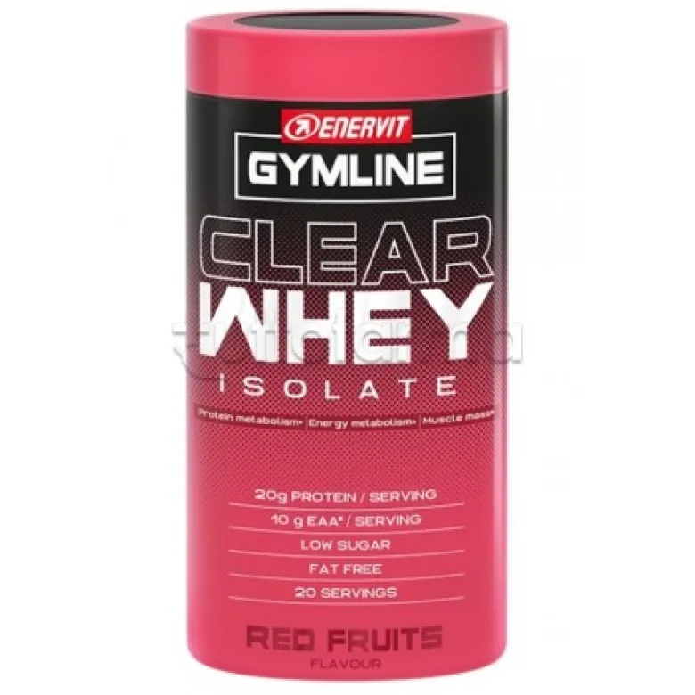Enervit Clear Whey Isolate Red Fruits Barattolo 480 g