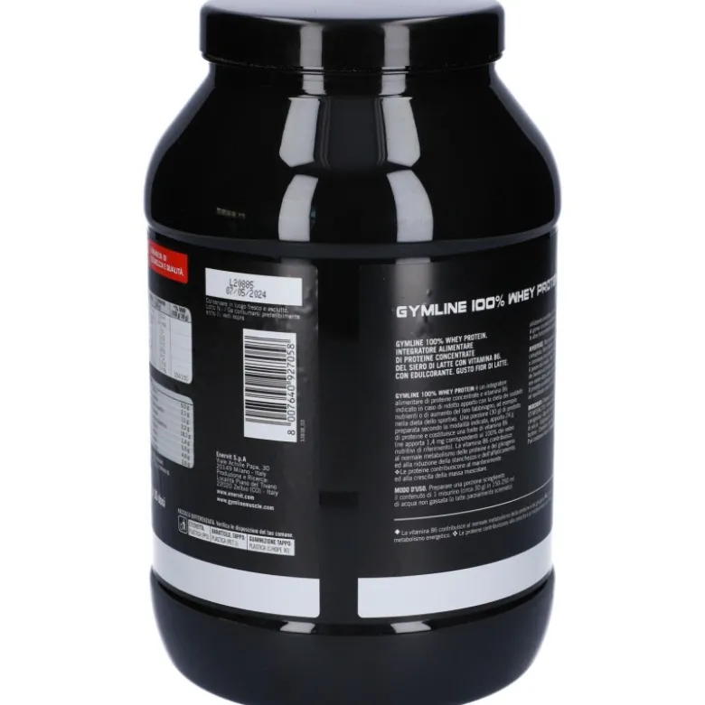 Enervit GymLine 100% Whey Proteine Sportivi Gusto Fior di Latte 900 g