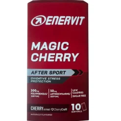 Enervit Magic Cherry After Sport Integratore Antiossidante Gusto Amarena 10 Bustine