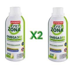 Enerzona Omega 3 RX per Benessere di Cuore, Cervello e Vista 2 Confezioni da 210 Capsule