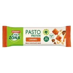 Enerzona Pasto Milk Caramel Barretta Proteica Cioccolato e Caramello 55 g