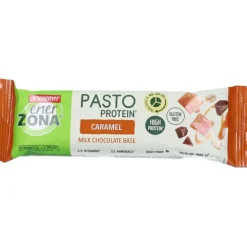 Enerzona Pasto Milk Caramel Barretta Proteica Cioccolato e Caramello 55 g