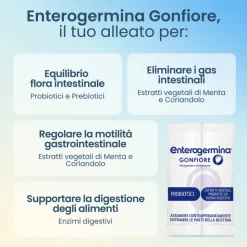 Enterogermina Gonfiore Integratore per Intestino 20 Bustine