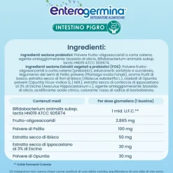 Enterogermina Intestino Pigro Integratore Disturbi Intestinali 20 Bustine