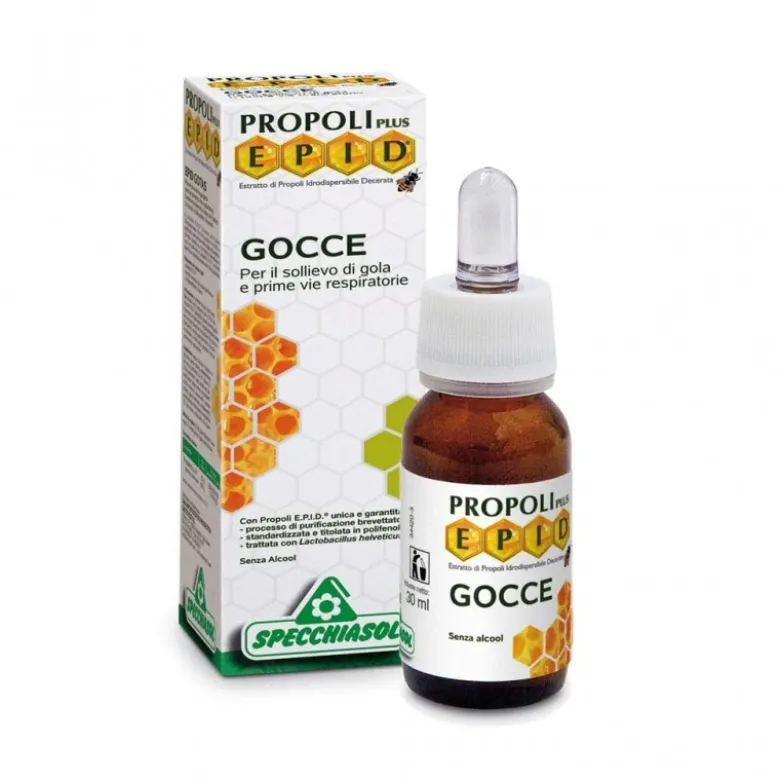Epid Propoli Plus Gocce Senza Alcool Specchiasol 30 ml
