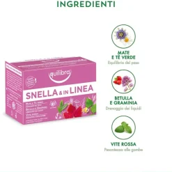 Equilibra Tisana Snella e In Linea 15 Filtri
