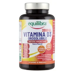 Equilibra Vitamina D3 Orosolubile Integratore Sistema Immunitario 270 Compresse