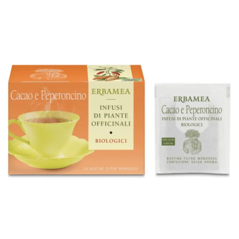 Erbamea Infuso Cacao e Peperoncino 20 Bustine