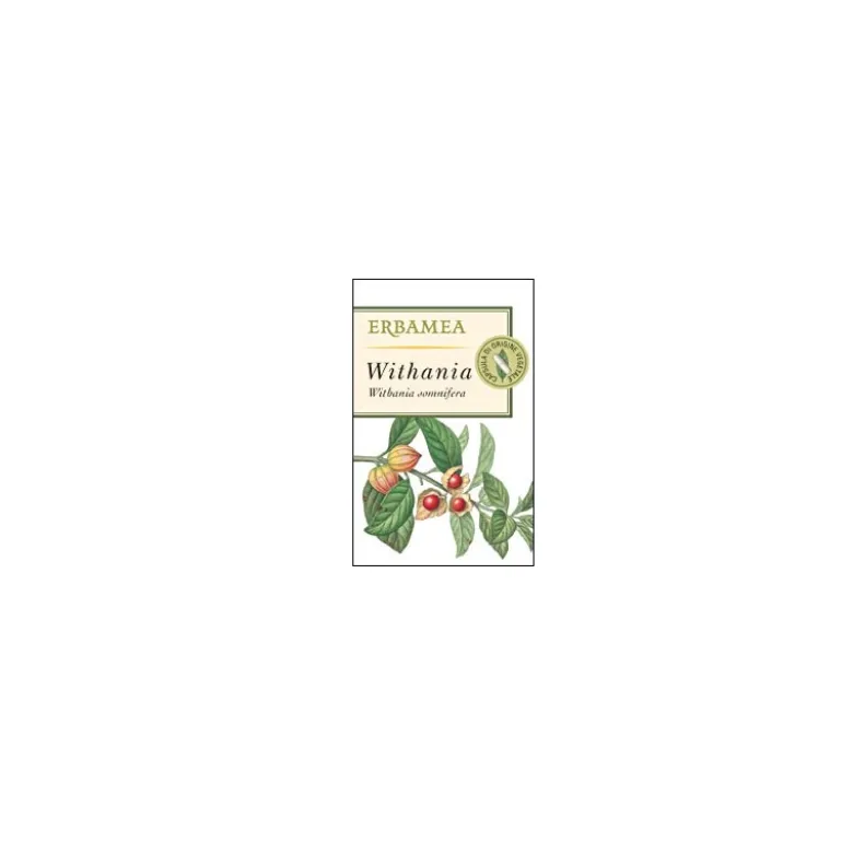 Erbamea Withania Integratore per Stanchezza e Stress 50 Capsule Vegetali