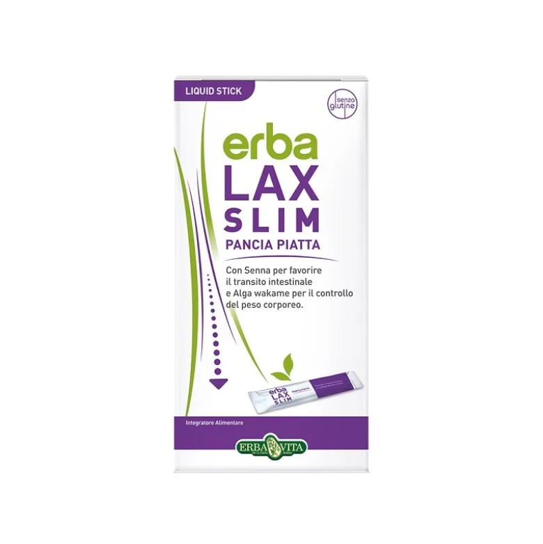 Erba Vita Erbalax Slim Integratore Dimagrante 12 Stick
