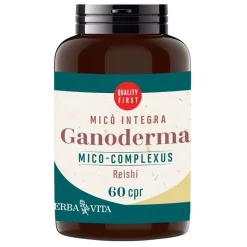 Erba Vita Ganoderma Reishi Mico Integra per Difese Immunitarie 60 Compresse