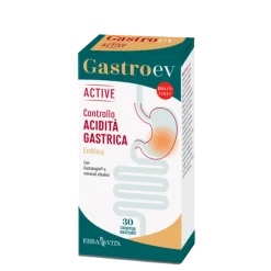 Erba Vita Gastro EV Active Integratore Acidità e Reflusso 30 Compresse Masticabili