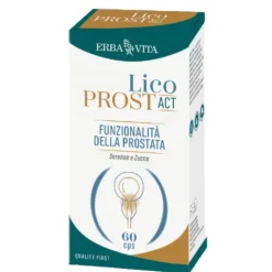 Erba Vita Licoprost Act Integratore Benessere Prostata 60 Capsule