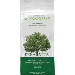 Erba Vita Malva Composta Tisane per Vie Respiratorie 100g