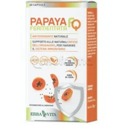 Erba Vita Papaya Fermentata FQ Integratore per Stanchezza 60 Capsule