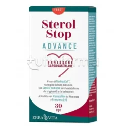 Erba Vita Sterol Stop Advance Integratore per il Colesterolo 30 Compresse