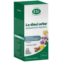 Esi Le Dieci Erbe Integratore Alimentare per la Regolarità del Tratto Intestinale 180 ml