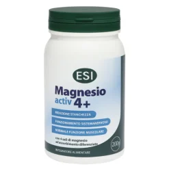 Esi Magnesio Activ 4+ Integratore 4 Sali di Magnesio Polvere 200g