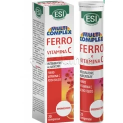 ESI Multicomplex Vitamina C e Ferro 20 Compresse Effervescenti