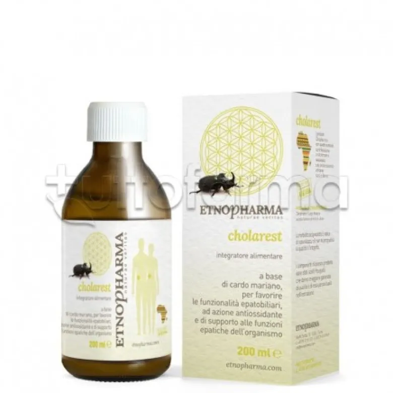 Etnopharma Cholarest Integratore per Intestino e Colesterolo Flacone 200ml
