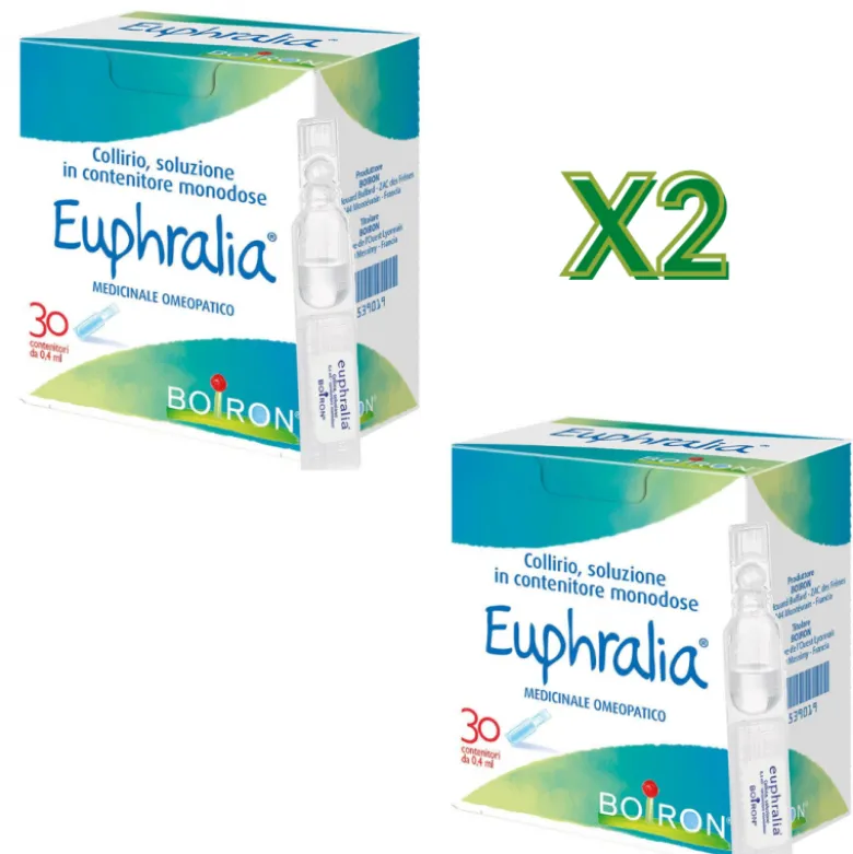 Euphralia Collirio Omeopatico Monodose 2 Confezioni da 30