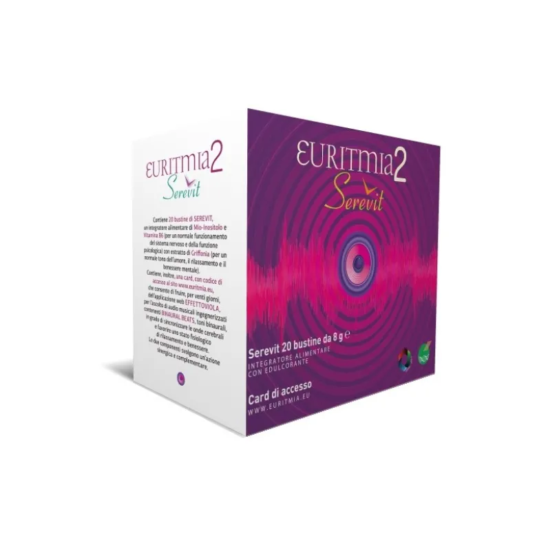 EURITMIA 2 Serevit per Benessere Mentale 20 Bustine da 8 g