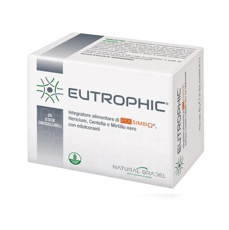 Eutrophic Integratore per Memoria 20 Stick Orosolubili