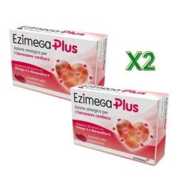 Ezimega Plus Integratore per Colesterolo 20 Capsule - 2 Confezioni