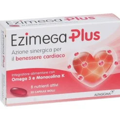 Ezimega Plus Integratore per Colesterolo 20 Capsule