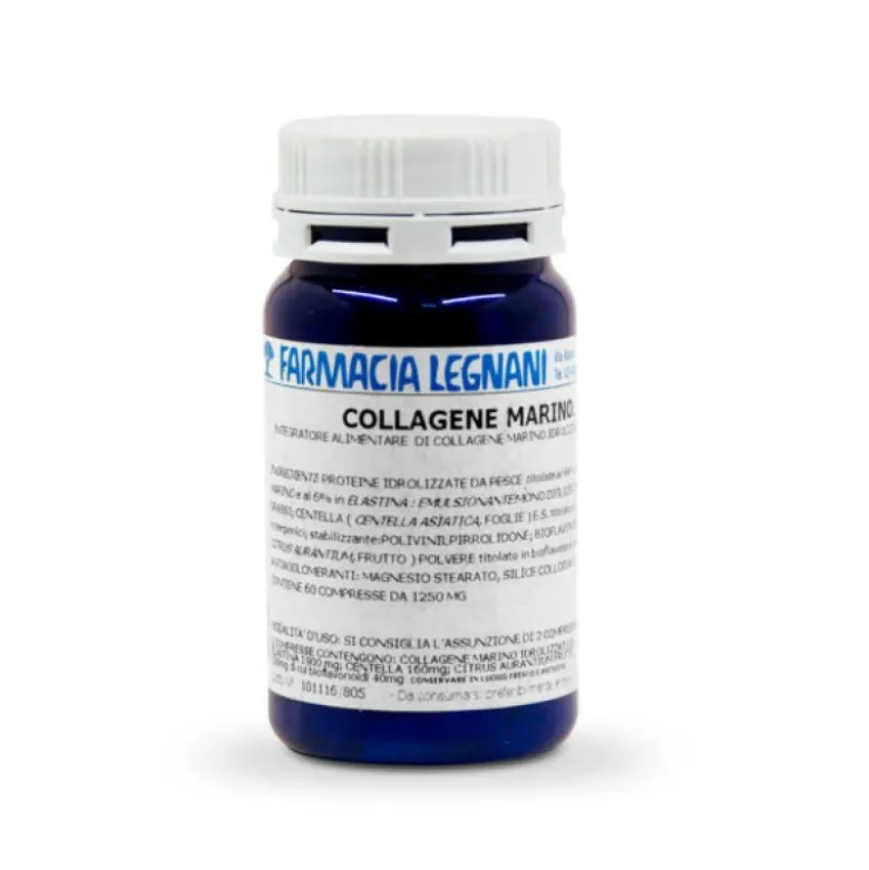 Farmacia Legnani Bio Collagene con Acido Ialuronico e Vitamina C 60 Tavolette