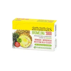 Farmaerbe Ananas Bromelina 5000 Integratore Drenante 30 Compresse