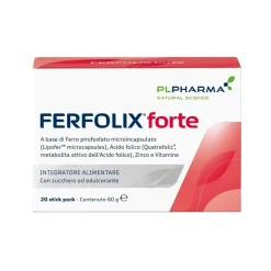 Ferfolix Forte Integratore per Sangue e Sistema Immunitario 20 Stick Pack