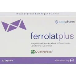 Ferrolat Plus Integratore Alimentare 20 Capsule