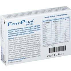 Fertiplus Sod Integratore per la Fertilità 15 Compresse