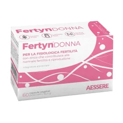 Fertyn Donna integratore per fertilità e benessere femminile 60 capsule vegetali