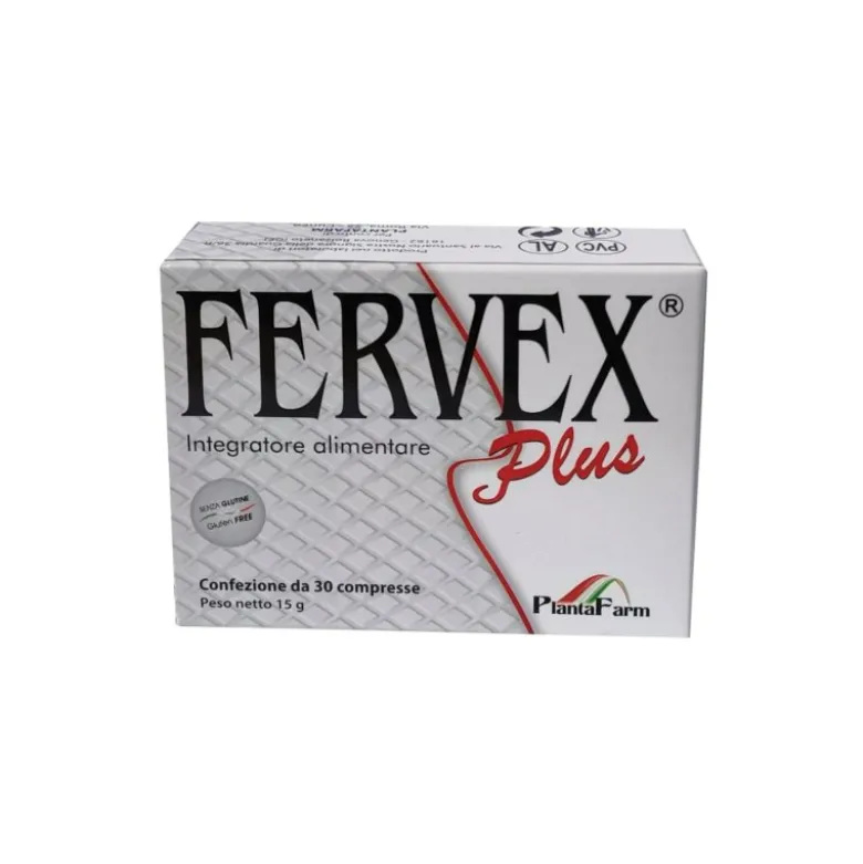 Fervex Plus Integratore con Ferro e Vitamine 30 Compresse