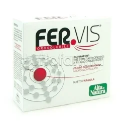 Fervis integratore di ferro ad alta assorbibilità per energia e benessere 20 bustine orosolubili