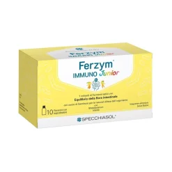 Ferzym Immuno Junior Fermenti Lattici per Difese Immunitarie Bambini 10 Flaconcini 8ml