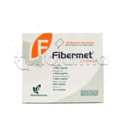 Fibermet Integratore per Dimagrimento e Colesterolo 20 bustine