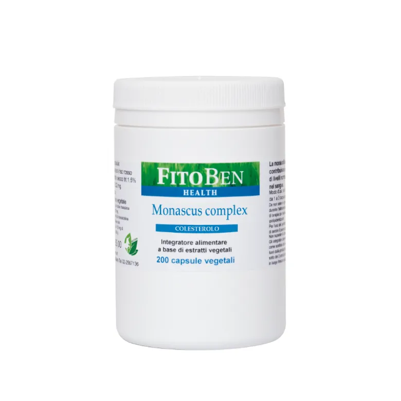 Fitoben Monascus Complex Integratore Colesterolo 200 Capsule