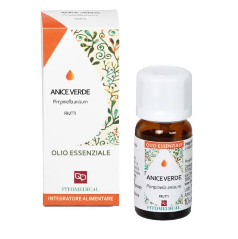 Fitomedical Anice Verde Olio Essenziale per Digestione 10 Ml