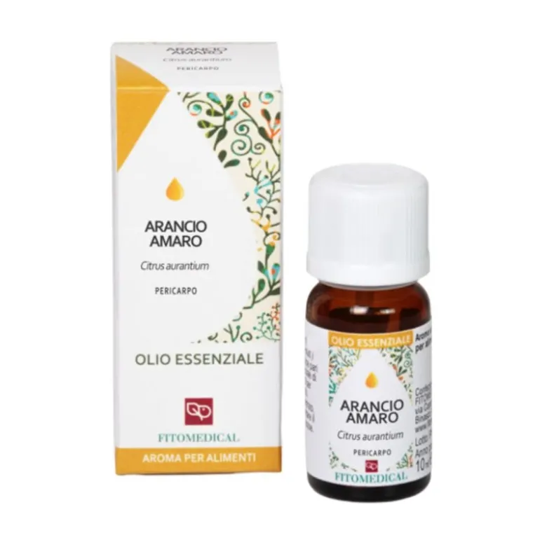 Fitomedical Arancio Amaro Olio Essenziale per Digestione e rilassamento 10 Ml