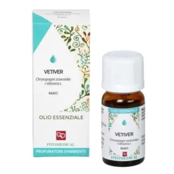 Fitomedical Vetyver Olio Essenziale per Rilassamento e Pelle 10ml