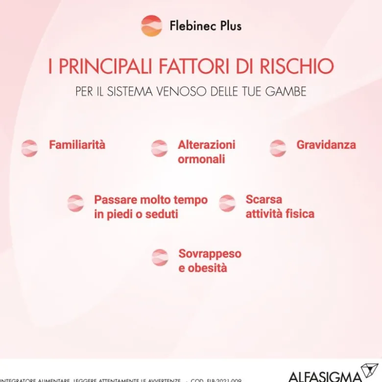 Flebinec Plus Integratore per Gambe e Microcircolo 14 Bustine