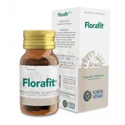Florafit Ecosol Integratore per Flora Batterica Intestinale, Benessere Digestivo, 60 Compresse