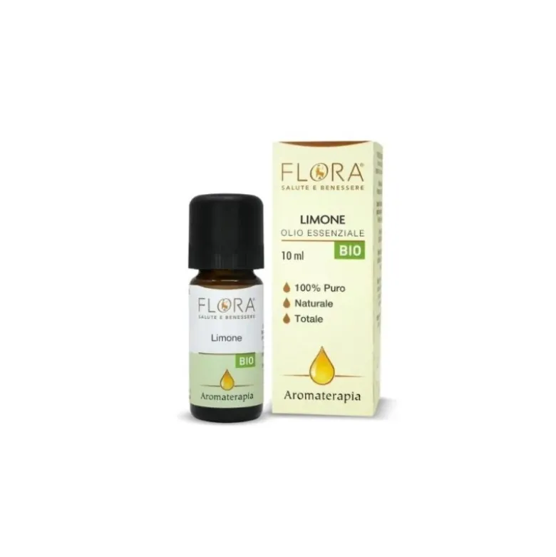 Flora Limone Olio Essenziale Bio per Digestione 100 ml