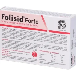 Folisid Forte Integratore di Ferro 30 Compresse