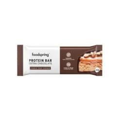 Foodspring Barretta Proteica Extra Cioccolato Recupero Muscolare Gusto Double Chocolate 45 gr